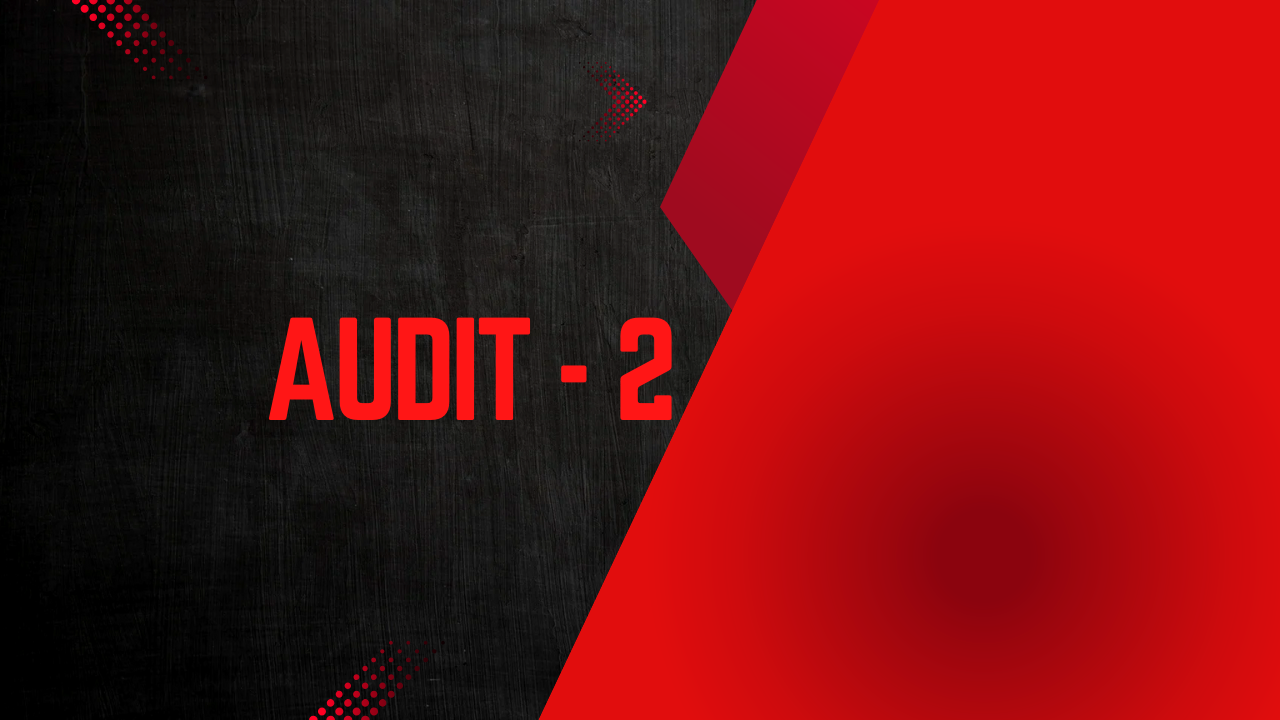 AUDIT - 2